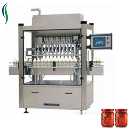 CE Complete Automatic Pasty Fluid Filling Bottling Machine