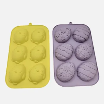 Easter Chick Flower Egg Silicone Molds