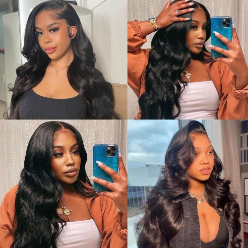 Deep Wave Wig Hd Lace Body Wave Human Hair Wigs Glueless Wig Human Hair Ready To Wear 4x4 Hd Lace Closure Frontal Wigs For Women Brazilian Wig On Sale Manufactory