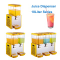 commercial orange lemon frozen juice dispenser 18L 3tanks