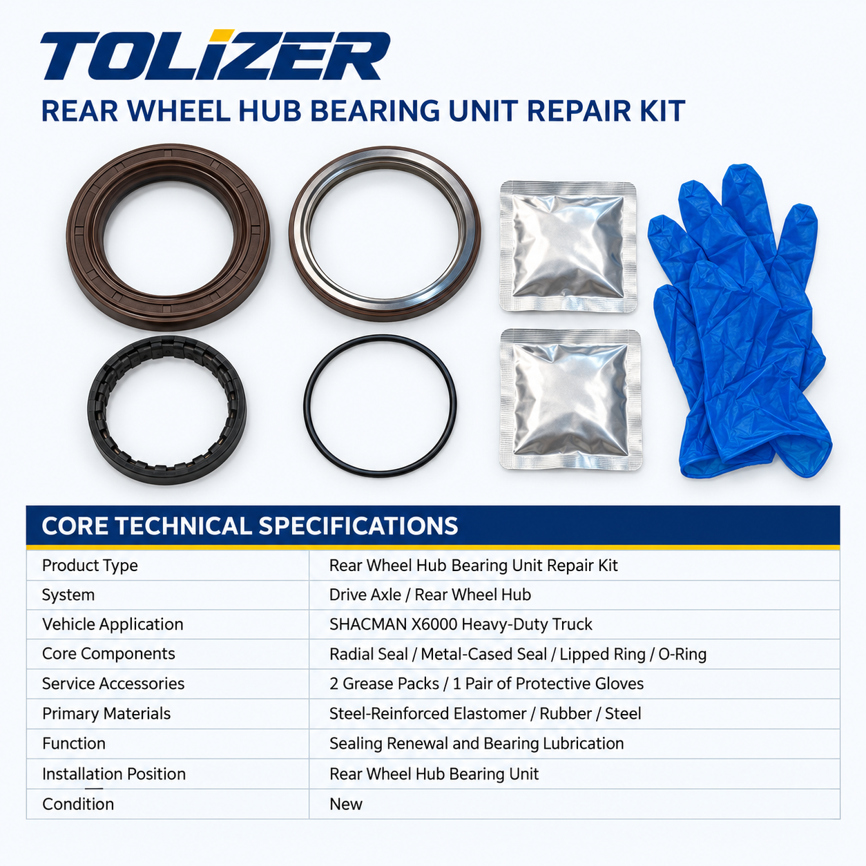Shacman Hande repair kit