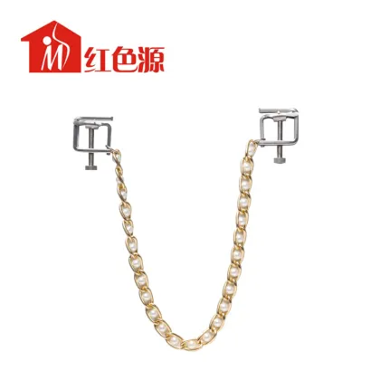 Nipple Clip Sexy Couple Flirting Toy Chain Clamp Funny Love Fetish Bondage