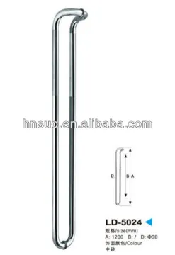 Captn C-LD5024 Stainless Steel Inox Glass Door Handles