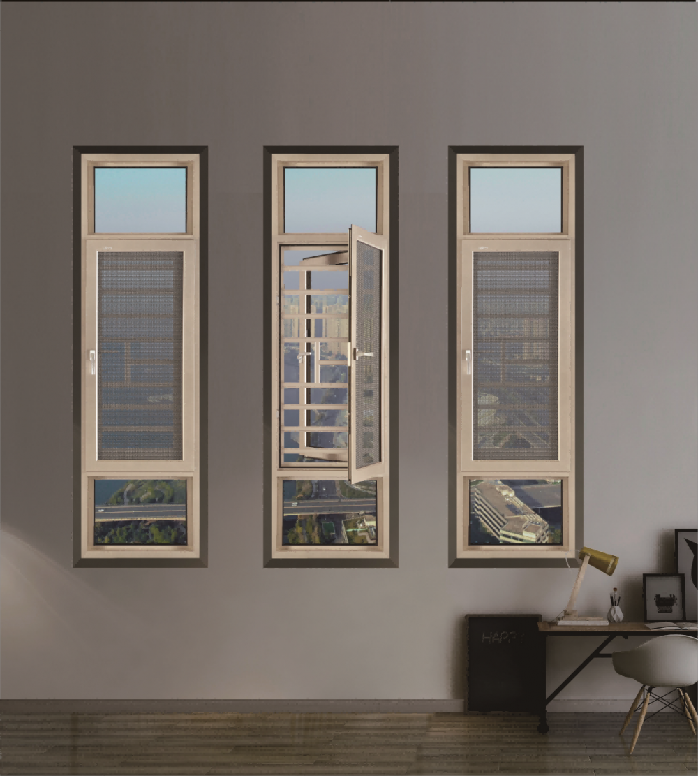 Munich 103 Aluminum Casement Window For Commercial Housing Residential Project