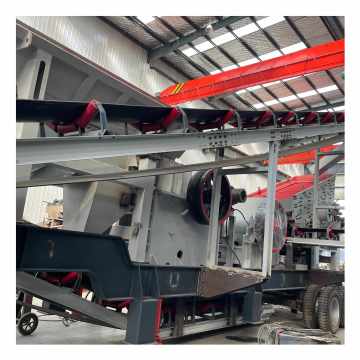 50 TPH Construction Recyclage Recyclage Crusher mobile: Ligne de concassage en pierre portable et machine à écraser mobile quartz