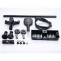 bathroom cold&hot water Black wall mounted shower set
