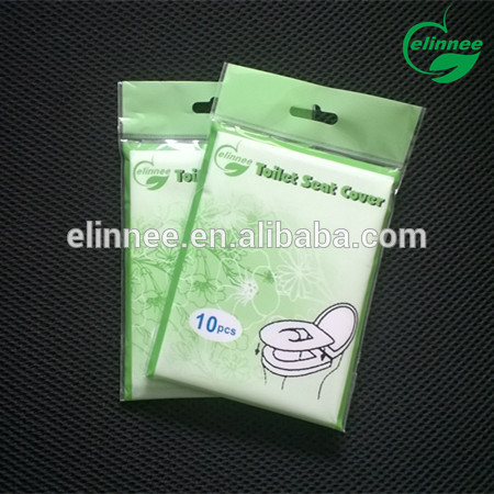 Disposable toilet seat cover with eco-friendly material