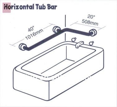 Horizontal Tub/Shower Room Bar
