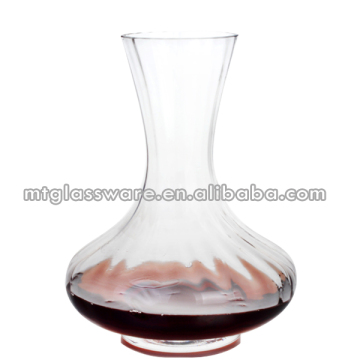Customized table wine carafe bulk glass decanter