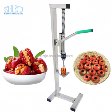 Tarikh Merah dan Buah Mesin Pitting Pitter Buah Untuk Penghapusan Teras Plum Aprikot