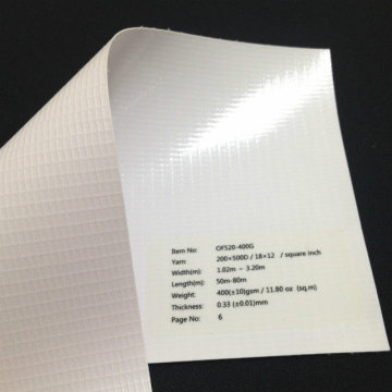 Durable PVC banner and flex raw material for printing