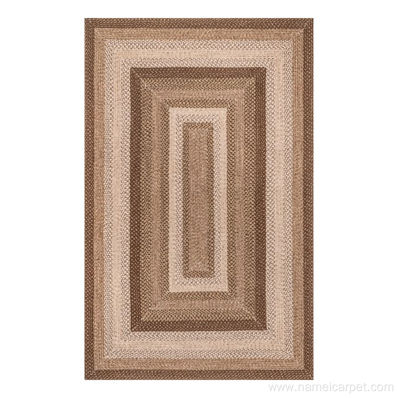 polypropylene baided woven indoor outdoor area rug