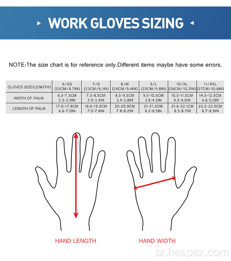 Hespax سلس نايلون pu esd قفاز العمل الإلكتروني