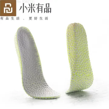 Youpin SKAH Stretch Breathable Deodorant Running Cushion Insoles Orthopedic Pad Shock Absorption Increased insole For Men Shoes