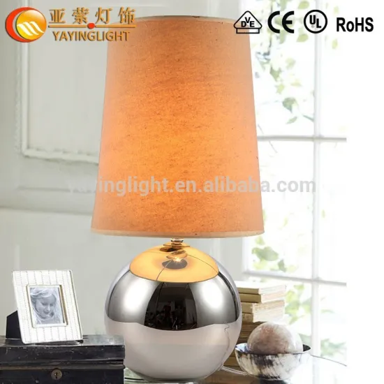 Modern minimalist bedroom bedside fabric table lamp,hotel guest den table lamp