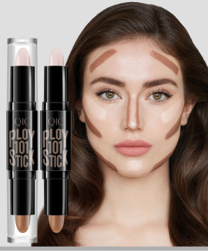 Beauty Double Head Base Makeup: Foundation, Contour, Highlighter & Concealer Stick