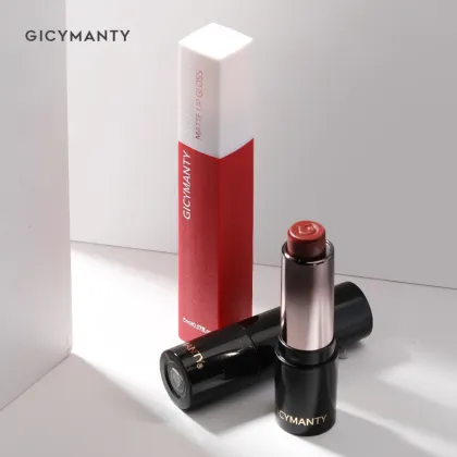 GICYMANT Cosmetics Lip Set: Water Gloss Lipstick & Matte Lip Glaze Combination