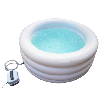Hot Selling PVC Inflatable Foldable Ice Bath Tub with Spa Bubble Machine