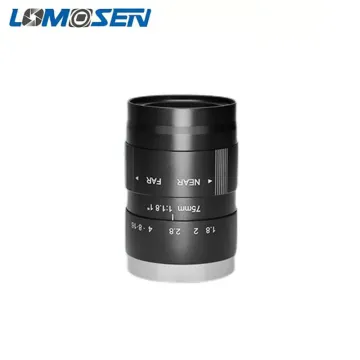 5MP 75mm Focal Length C-Mount Lens: Hot Selling Low Distortion Lens for Industrial Applications