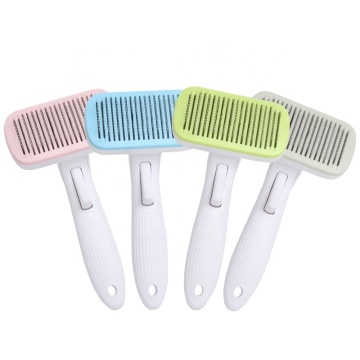 Penyingkiran rambut grooming berus slicker dengan manik melekit