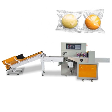 Máquina de embalagem automática de travesseiros de alta velocidade para frutas e legumes (limão, laranja, maçã, maracujá)
