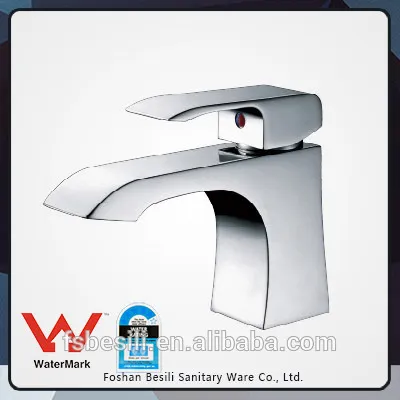 Brass Hot/Cold Plating Chrome Wash Basin Faucet for bathroom watermark HD5001