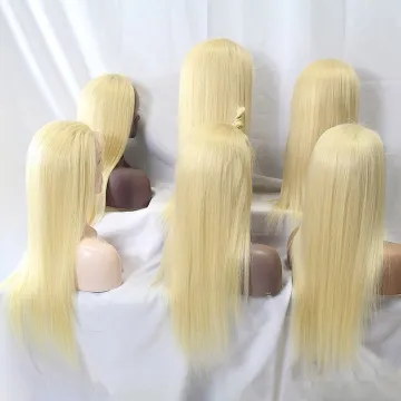 613 Honey Blonde Lace Front Human Hair Wig 28 30 32 Inch Remy Straight Brazilian 613 13x4 13x6 Lace Frontal Wigs with Baby Hair