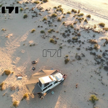 4WD Offroad Pink Caravan Awning - Wind 270 Degree Retractable Awnings with Custom Orders in Port Lincoln
