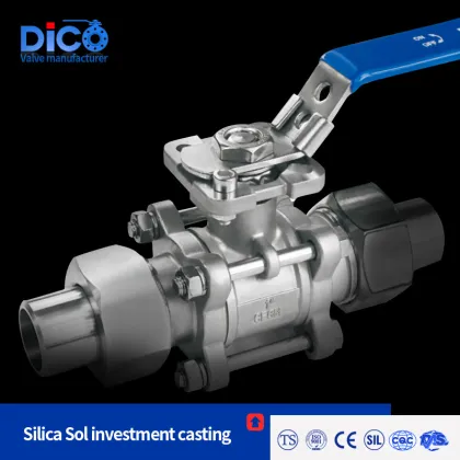Dico Brand Union Butt Weld 3PC Ball Valve