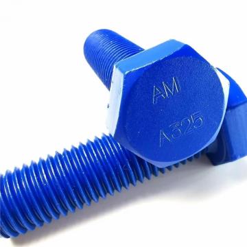 ASTM-A325 Azul Hexagon Bolt de alta resistencia