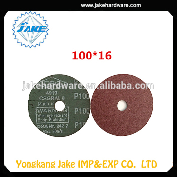 Abrasive resin fiber disc for Paint, rust, welding scar