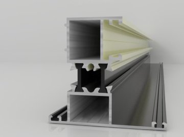 Best Selling 6063-T5 Aluminum Extrusion/Industrial Aluminium Profiles (BY-320)/Aluminium Profile for Decorative-6063