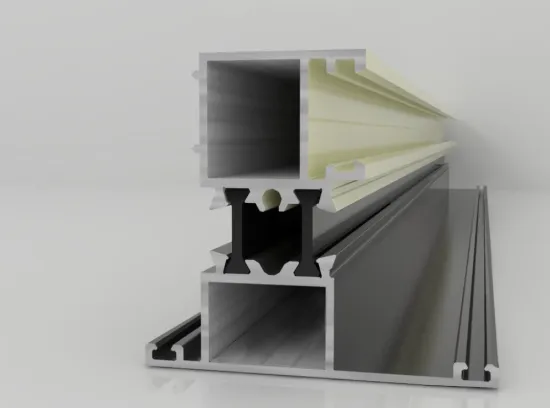 Best Selling 6063-T5 Aluminum Extrusion/Industrial Aluminium Profiles (BY-320)/Aluminium Profile for Decorative-6063
