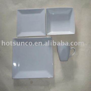 porcelain square dinner sets