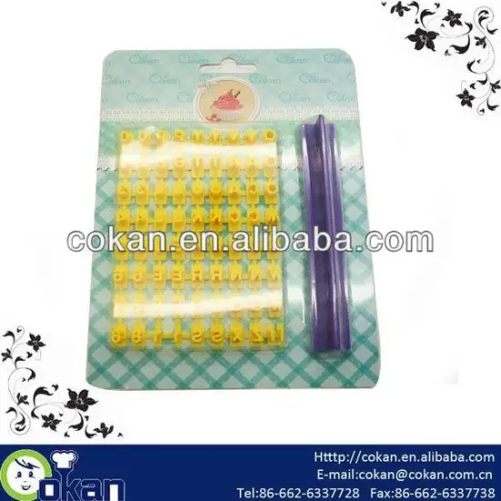 Promotion Kitchen Letter&Number Cookie Cutter CK-CM0308