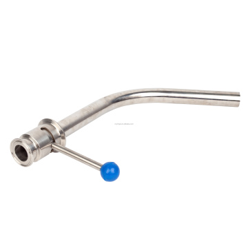 สแตนเลสสตีลสุขาภิบาลการหมุนแขนวาล์วแขน SS304 SS316L สำหรับถังหมักเบียร์