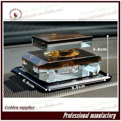 glass perfume bottle crystal art and craft