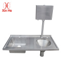 stainless steel sluice hopper sink in Lab