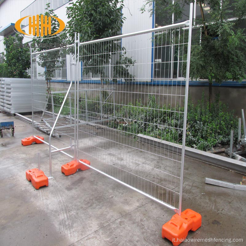 Pannelli di recinzione zincata esterna Fence in cantiere