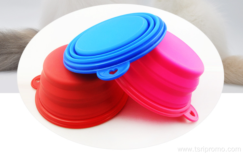 Portable Non-toxic Silicone Folding Pet Bowl