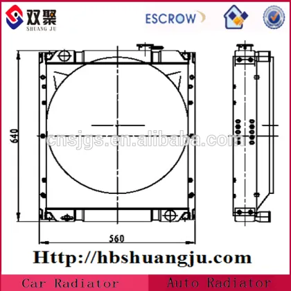 VEHICLES RADIATOR FOR FAW