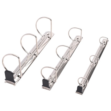 Budget Metal Ring D-Shape Clips 3-Ring Binder for School and Office Stationery