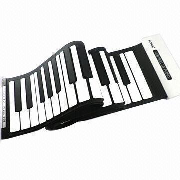 Europe Silicone Roll Up Piano Keyboard, Perfect Sound Effects as Real Piano