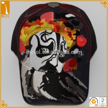 Chinese Culture Peking Opera 5 panel mesh trucker caps