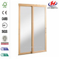JHK-G01 Restaurant Wrought Iron Glass Inserts Blinds Door