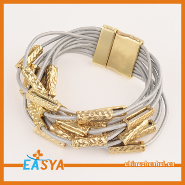 Hot Selling Gold Multilayer Bracelet High Quality Silver Gray Multilayer Bracelet
