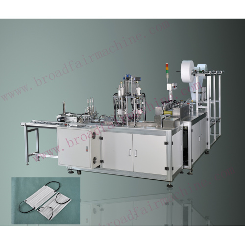 Double Nose Line Sticking Flat Mask Machine