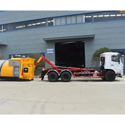 Municipal sanitation garbage truck