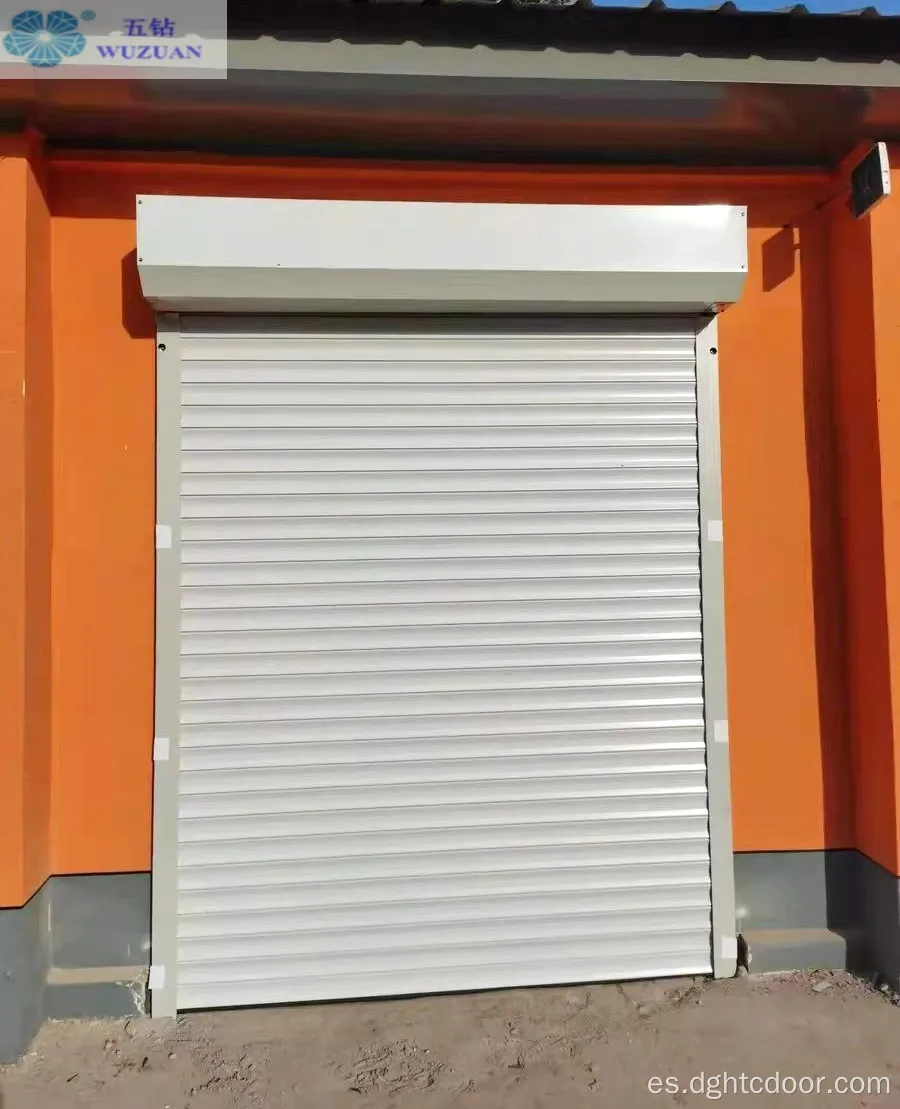 Puerta de obturador automático de aluminio de alta calidad