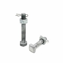 Hexagon Head Bolt with Nut and Cotter Pin